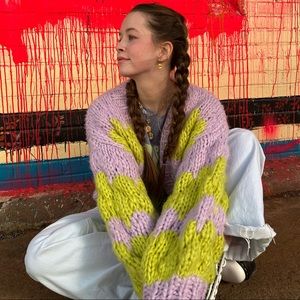 Verge girl lover knit cardigan